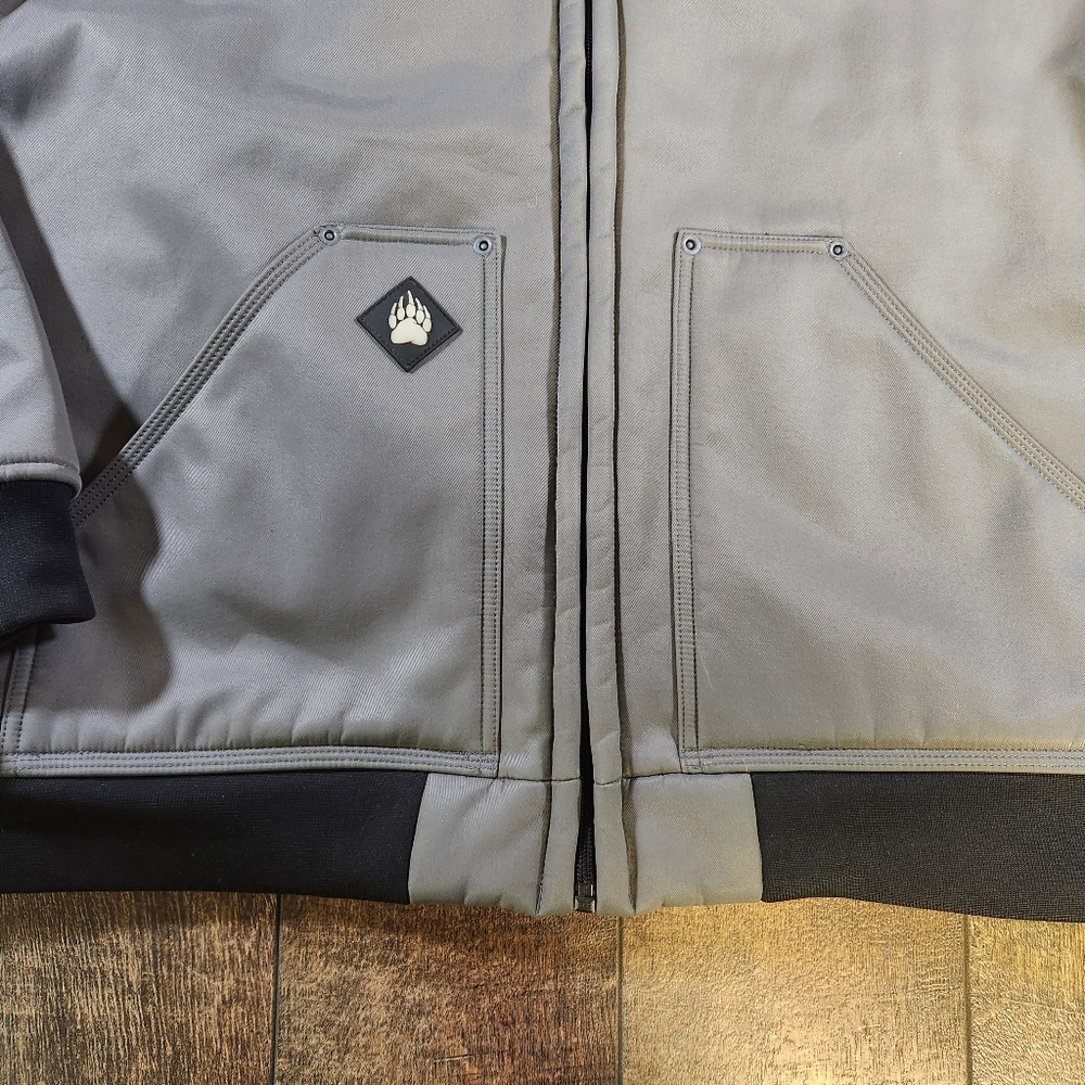 Alaskan Hardgear 3XL AKHG Duluth Trading Prudhoe Bay Hoodie Gray Canvas Coat - Picture 3 of 10